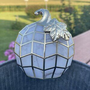 Bath & Body Works WallFlower Plug - White Marble Pumpkin Fall (NEW)